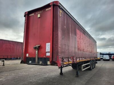 2010 Montracon Triaxle Curtainside Trailer