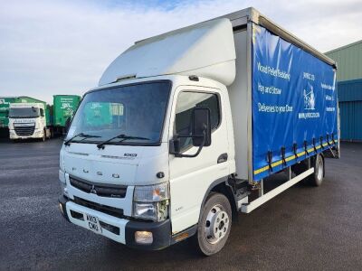 2013 Mitsubishi Fuso Canter 7C18 4x2 Curtainside Rigid - 2