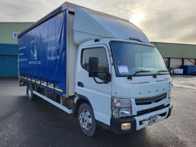 2013 Mitsubishi Fuso Canter 7C18 4x2 Curtainside Rigid - 3