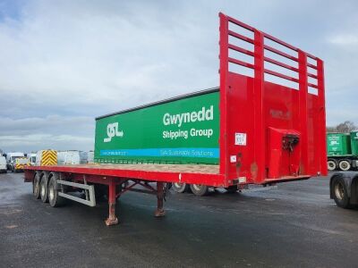 1995 Montracon Triaxle Flat Trailer