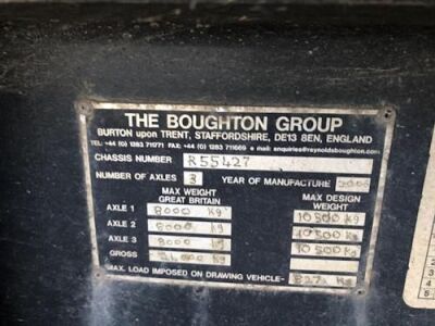 2005 Boughton Triaxle Drawbar Big Hook Bin Trailer - 11