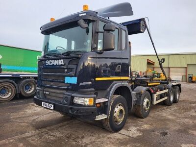 2016 Scania G490 8x4 Hook Loader