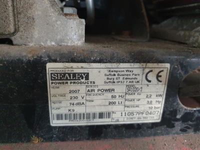 Sealey 200 Litre Compressor - 6