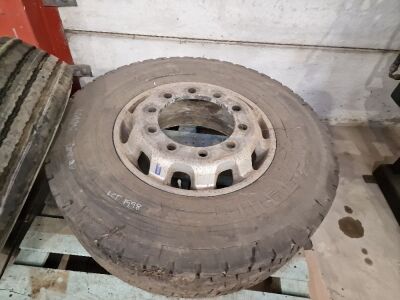 1 x Alloy & 1 x Steel Rim and Tyres