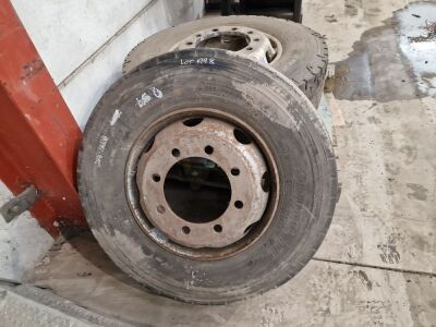 1 x Alloy & 1 x Steel Rim and Tyres - 2