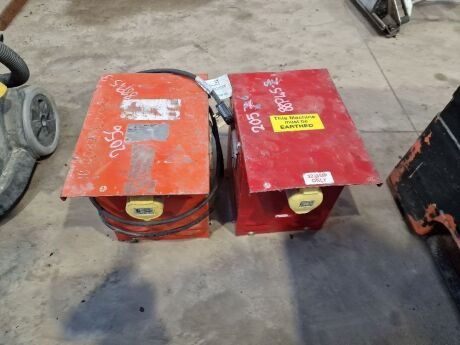 2x 110v Transformer