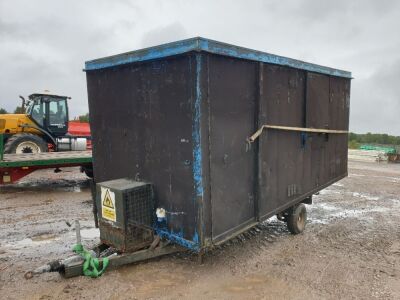 Single Axle Drawbar Anti Vandal Site Office - 2