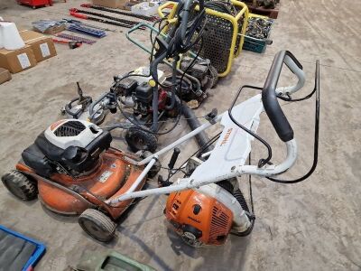 Stihl RM4RTP Mulching Mower + 2012 Still BR600 Magnum Petrol Leaf Blower