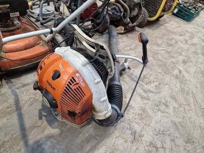 Stihl RM4RTP Mulching Mower + 2012 Still BR600 Magnum Petrol Leaf Blower - 2
