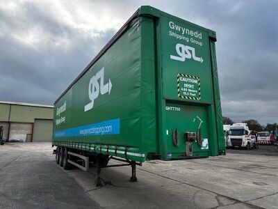 2015 SDC Trailers Tri Axle Curtainside Trailer