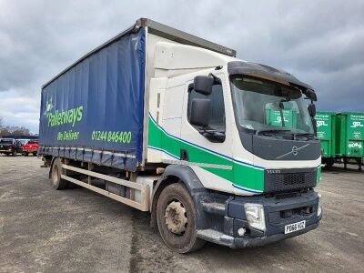 2016 Volvo FL 4x2 Curtainside Rigid