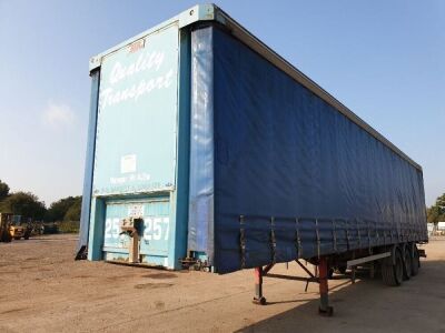 2003 SDC Triaxle Curtainside Trailer - 2