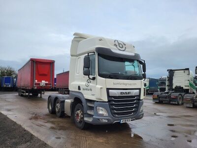 2018 DAF CF 480 Space Cab 6x2 Midlift Tractor Unit