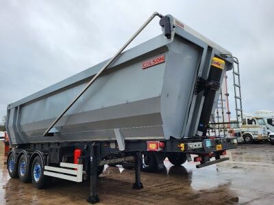 Ex Demo 2023 Colson Triaxle 45yrd³ Semi Bulker Tipping Trailer