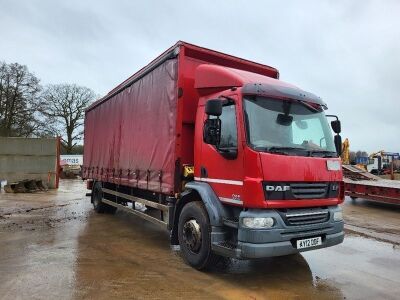 2012 DAF LF55 250 4x2 Curtainside Rigid