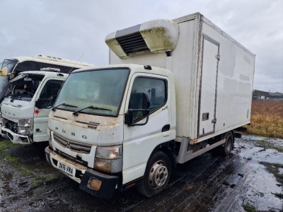 2016 Mitsubishi Fuso 7C15 4x2 Fridge Van Rigid 