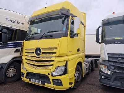 2014 Mercedes Actros 2551 6x2 Midlift Tractor Unit 