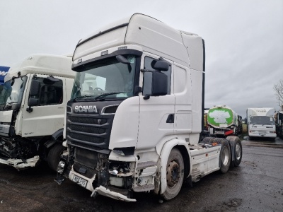 2016 Scania R580 V8 6x2 Rear Lift Tractor Unit 