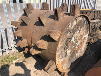 Excavator Mount Compactor Wheel - 2