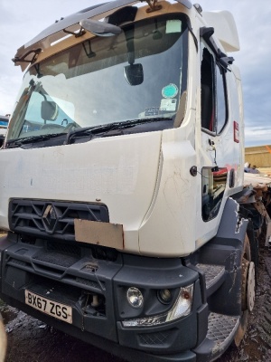 2017 Renault D18 4x2 Part Curtainside Rigid 