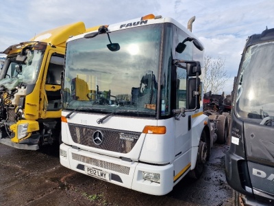 2012 Mercedes Econic 2629 6x2 Rear Steer Chassis Cab 