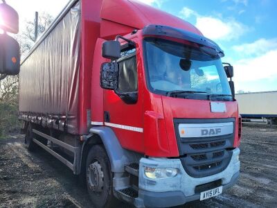 2015 DAF LF55 250 4x2 Curtainside Rigid