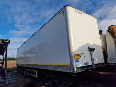 2016 Montracon Triaxle Box Van Trailer 