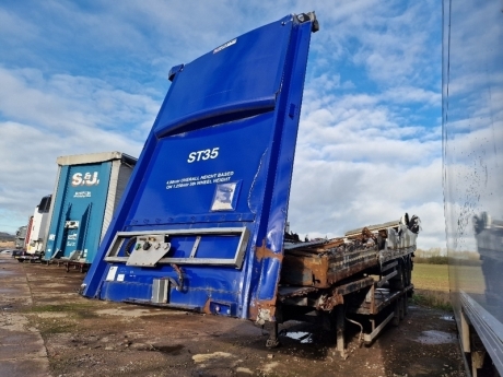 2015 Lawrence David Triaxle Stepframe Flat Trailer