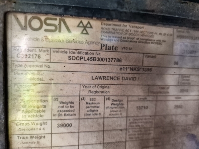 2015 Lawrence David Triaxle Stepframe Flat Trailer - 12