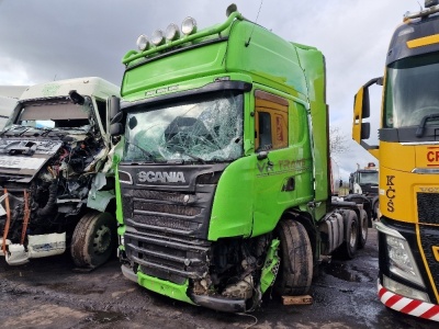 2014 Scania R580 6x2 Rear Lift Tractor Unit 