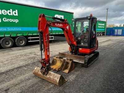 2014 Kubota KX61-3 Mini Digger - 4