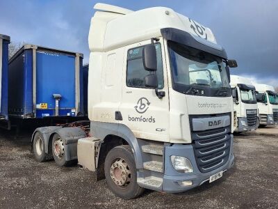 2018 DAF CF480 Space Cab 6x2 Midlift Tractor Unit