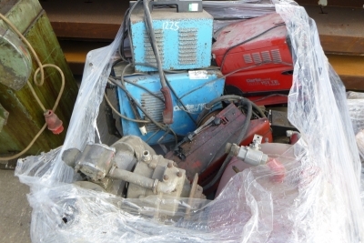 Pallet of Mig Welders, Pump & Air Tank - 2