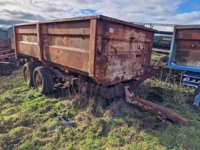 Griffiths Tandem Axle Drawbar Tipping Trailer 