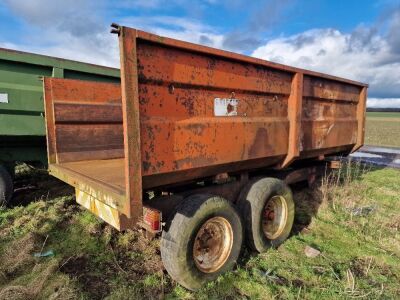 Griffiths Tandem Axle Drawbar Tipping Trailer  - 2