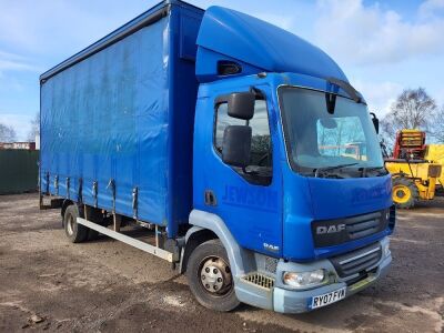 2007 DAF LF45 140 4x2 Curtainside Rigid