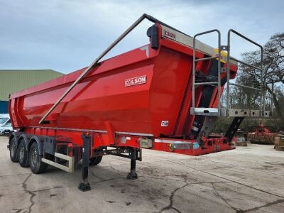 2022 Colson Halfpipe 35 Cubic Yard Triaxle Tipping Trailer