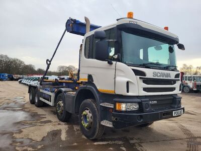 2015 Scania P370 8x4 Hook Loader 