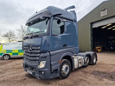 2020 Mercedes Actros 2545 6x2 Midlift Tractor Unit