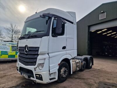 2017 Mercedes Actros 2545 6x2 Midlift Tractor Unit