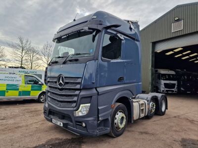 2021 Mercedes Actros 2545 6x2 Midlift Tractor Unit