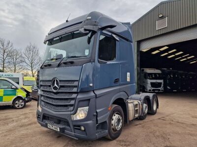 2020 Mercedes Actros 2545 LS 6x2 Midlift Tractor Unit