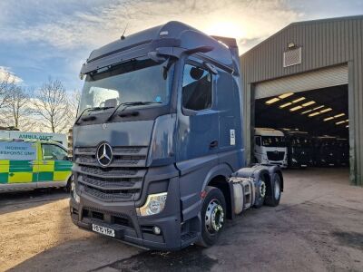 2020 Mercedes Actros 2545 LS 6x2 Midlift Tractor Unit