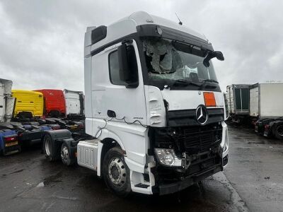 2018 Mercedes Actros 2445 6x2 Mini Midlift Tractor Unit