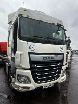 2016 DAF XF460 6x2 Midlift Tractor Unit