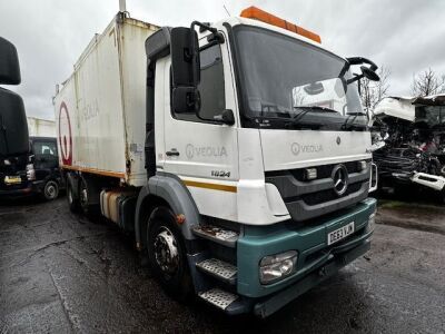 2013 Mercedes Axor 1824 6x2 Midlift Refuse Bin Lift