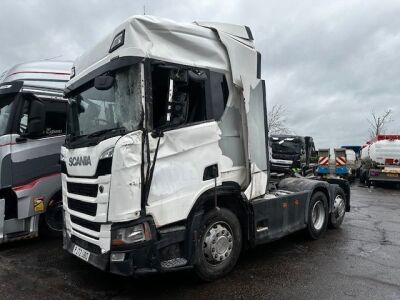 2022 Scania R450 6x2 Rear Lift Tractor Unit