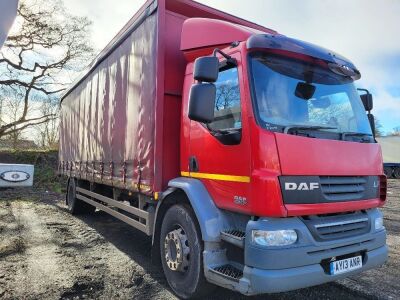 2013 DAF LF55 250 4x2 Curtainside Rigid