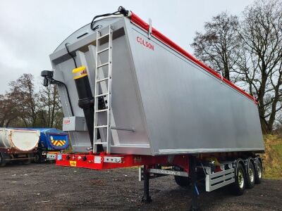 New & Unused 2023 Colson 65 Cubic Yard Alloy Bulk Tipping Trailer