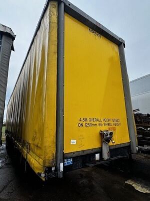 2012 Lawrence David Triaxle Curtainside Trailer - 2